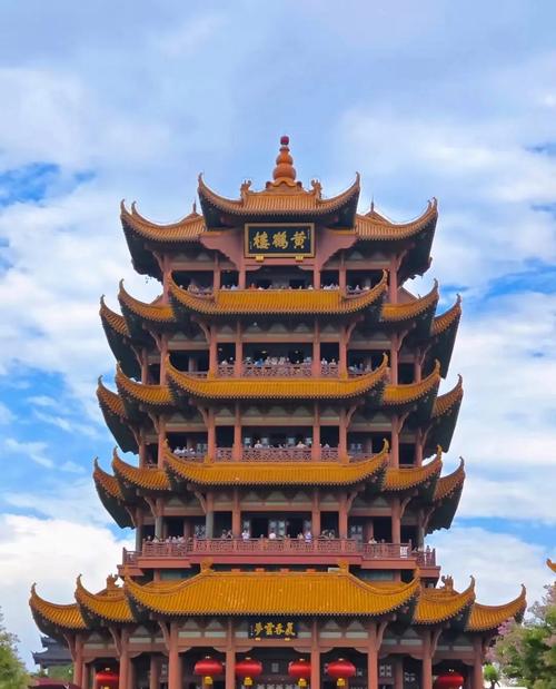 武汉休闲好去处，登黄鹤楼览长江风光，品独特韵味